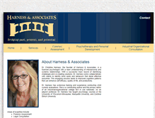 Tablet Screenshot of harness-associates.com